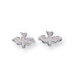 Sterling Silver Dove Mini Earrings