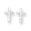 Sterling Silver Cross Earrings