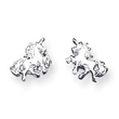 Sterling Silver Unicorn Mini Earrings