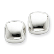 Sterling Silver Polished Square Earrings