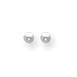 Sterling Silver Polished 3mm Ball Earrings