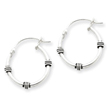 Sterling Silver Hoop Earrings