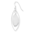Sterling Silver Dangle Circle Earrings