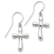 Sterling Silver Cross Earrings