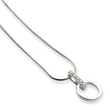 Sterling Silver White Ice .05ct. Diamond Necklace