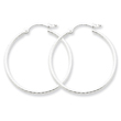 Sterling Silver 35mm Hoop Earrings