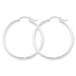 Sterling Silver 30mm Hoop Earrings