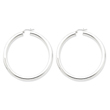 Sterling Silver 5.00mm Polished Hoop Earrings