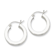 Sterling Silver Square Hoop Earrings