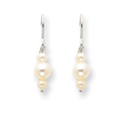 Sterling Silver Cultured Pearl Earrings