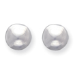 Sterling Silver 12mm Half Ball Earrings
