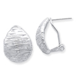 Sterling Silver Omega Back Earrings
