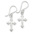 Sterling Silver Cross Earrings
