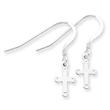 Sterling Silver Cross Earrings