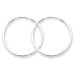 Sterling Silver 1.3mm Hoop Earrings