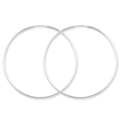 Sterling Silver 1.3mm Hoop Earrings