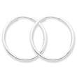 Sterling Silver 2mm Hoop Earrings