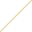 14K Gold 1.3mm Solid Diamond Cut Cable Anklet