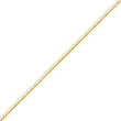 14K Gold 1.3mm Solid Diamond Cut Cable Chain