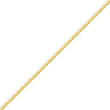 14K Gold 1.65mm Solid Diamond Cut Cable Anklet