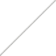 14K White Gold 0.95mm Solid Polished Cable Chain