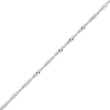 14K White Gold 1.35mm Singapore Bracelet
