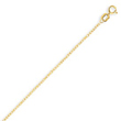 14K Gold 0.95mm Carded Chain