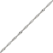 14K White Gold 2.00mm Singapore Chain