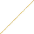 14K Gold 1.10mm Baby Rope Chain