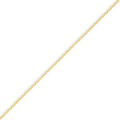 14K Gold 0.75mm Diamond Cut Cable Chain