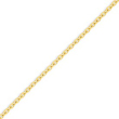 14K Gold 2.4mm Cable Chain