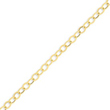 14K Gold 5.6mm Textured Cable Chain