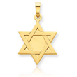 14K Gold Star Of David Pendant