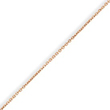 14K Rose Gold 1.0mm Cable Chain