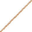 14k Rose Gold 1.7mm Rope Chain