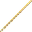 14K Gold 4.0mm Domed Curb Chain