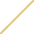 14K Gold 5mm Domed Curb Bracelet