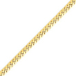 14K Gold 5.5mm Domed Curb Chain