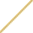 14K Gold 6.75mm Domed Curb Bracelet