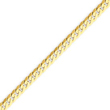 14K Gold 4.2mm Beveled Curb Chain