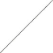 14K White Gold 0.84mm Box Chain