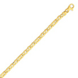 14K Yellow Gold 4.5mm Fancy Link Bracelet
