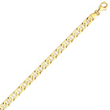 14K Yellow Gold 6.25mm Polished Fancy Anchor Link Bracelet