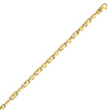 14K Yellow Gold 3.75mm Polished Fancy Link Bracelet