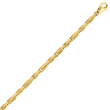 14K Yellow Gold 4.5mm Polished Fancy Link Bracelet
