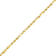 14K Yellow Gold 2.5mm Milano Rope Bracelet