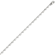 14K White Gold 3.5mm Fancy Link Bracelet