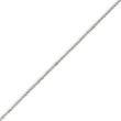 14K White Gold 0.7mm Rope Chain