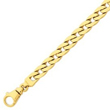 14K Gold 9.4mm Polished Fancy Link Bracelet