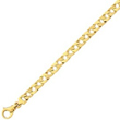 14K Gold 7.35mm Polished Fancy Link Bracelet